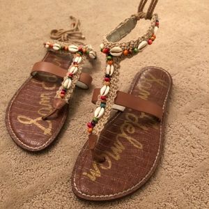Sam Edelman Seashell & Bead Sandals